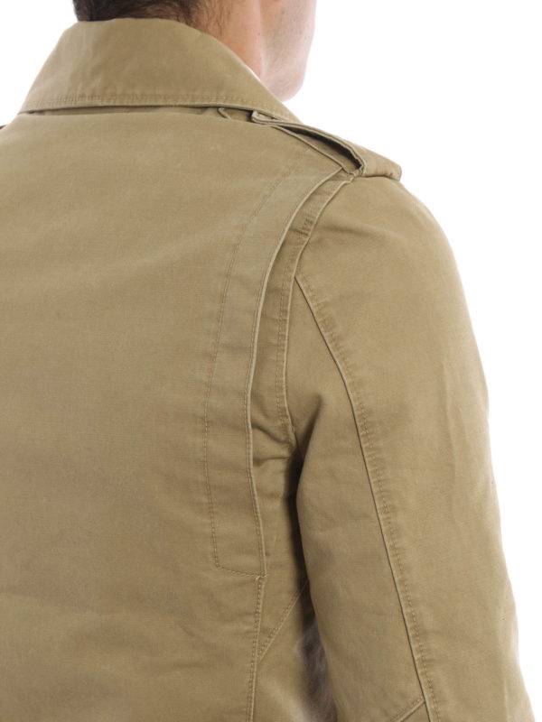 Vestes biker shop online Cotton biker jacket