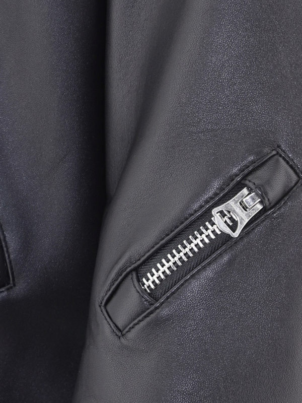 Lederjacke - Schwarz shop online: Acne Studios
