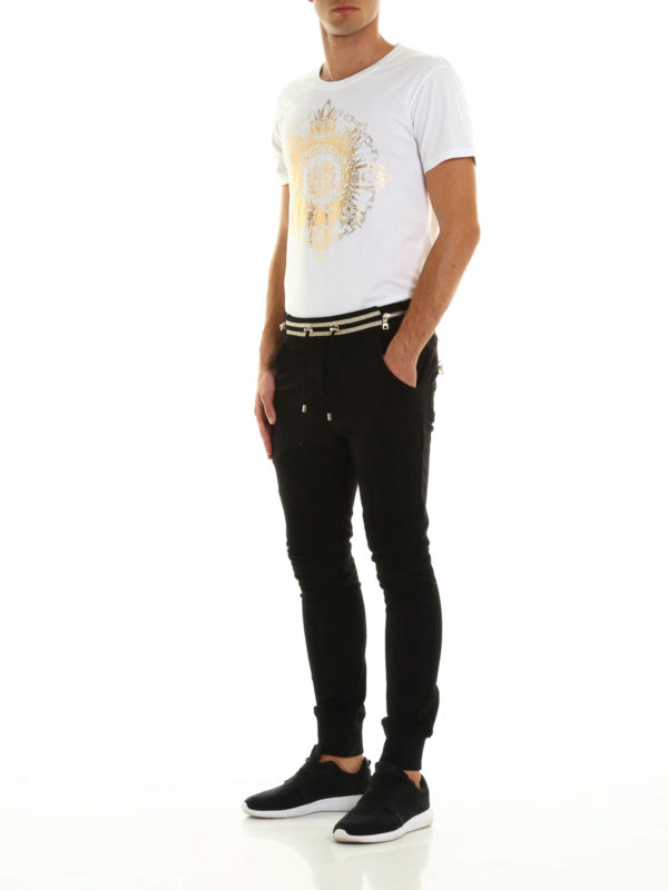 Pantalón Chándal Negro Para Hombre shop online: Balmain