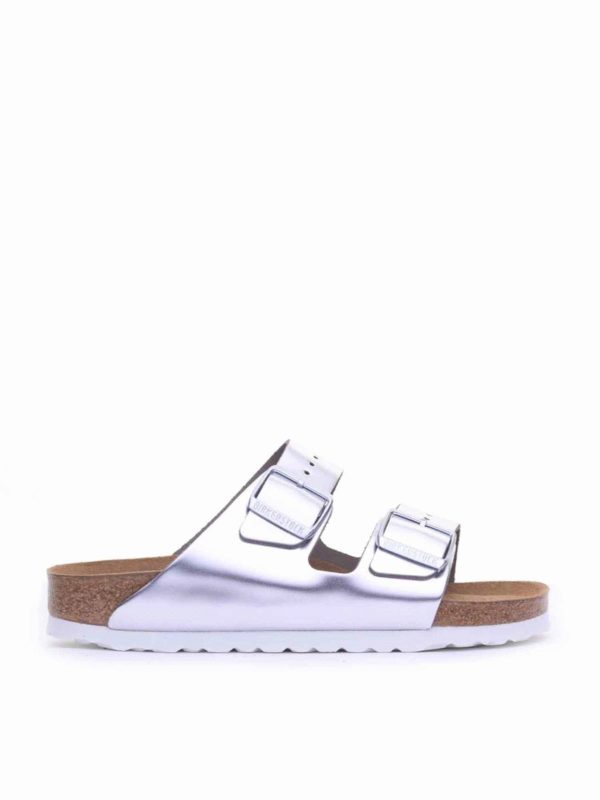 BIRKENSTOCK: サンダル - サンダル - 銀