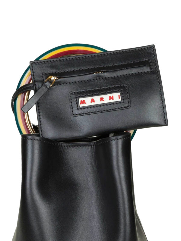 Bucket-Bag - Schwarz shop online: Marni