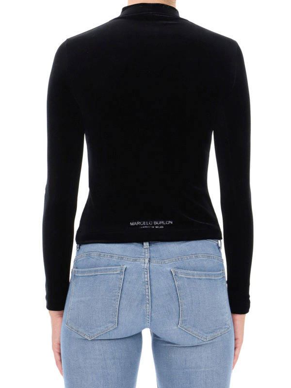 Rollkragenpullover - Schwarz shop online: Marcelo Burlon