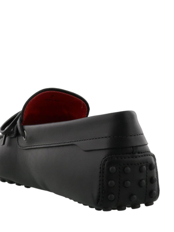Mocassini Gommino-Ferrari neri shop online: TOD