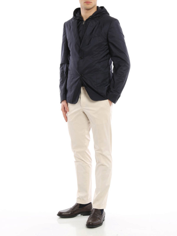 Blazer style nylon jacket shop online: PRADA