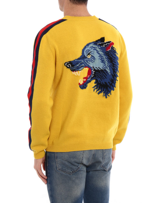 Blind for Love intarsia sweater shop online: GUCCI