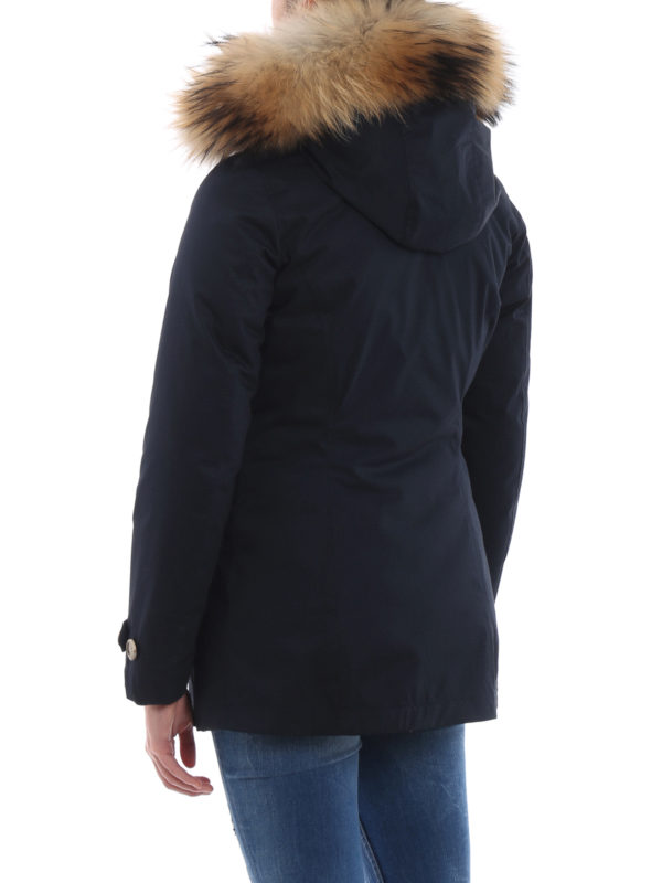 Blue 3 in 1 Arctic parka shop online: WOOLRICH
