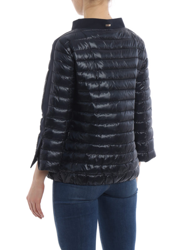 Piumino blu stile cappa shop online: HERNO