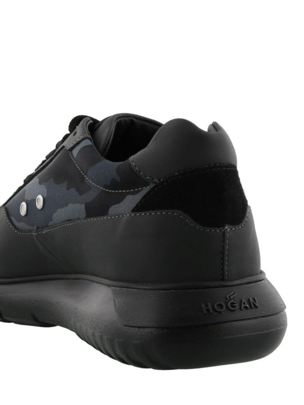 Sneaker Interactive³ camouflage blu shop online: HOGAN
