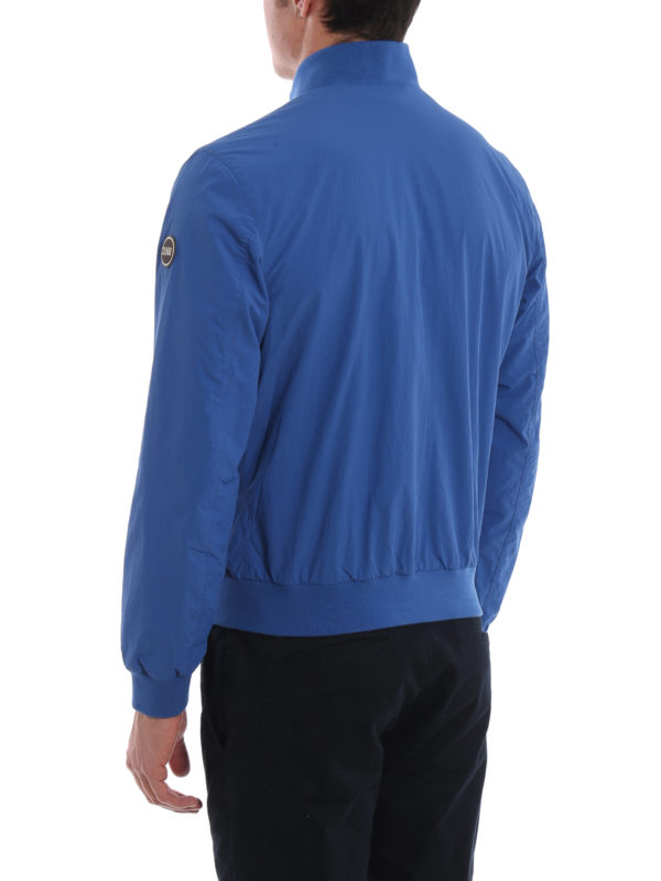 Blue nylon bomber jacket shop online: Colmar Originals