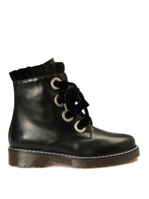BLUGIRL: Botines - Botines - Negro