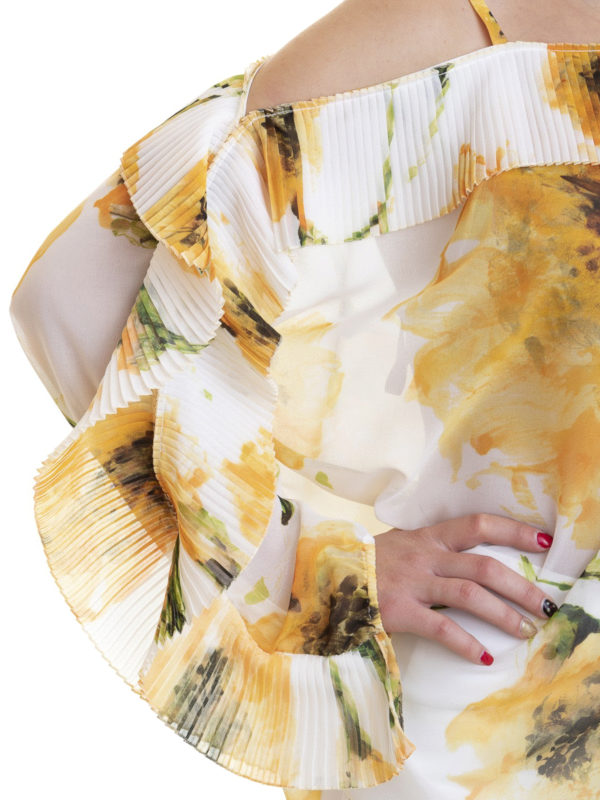 BLUGIRL buy online Blusa off the shoulder con motivo floreale