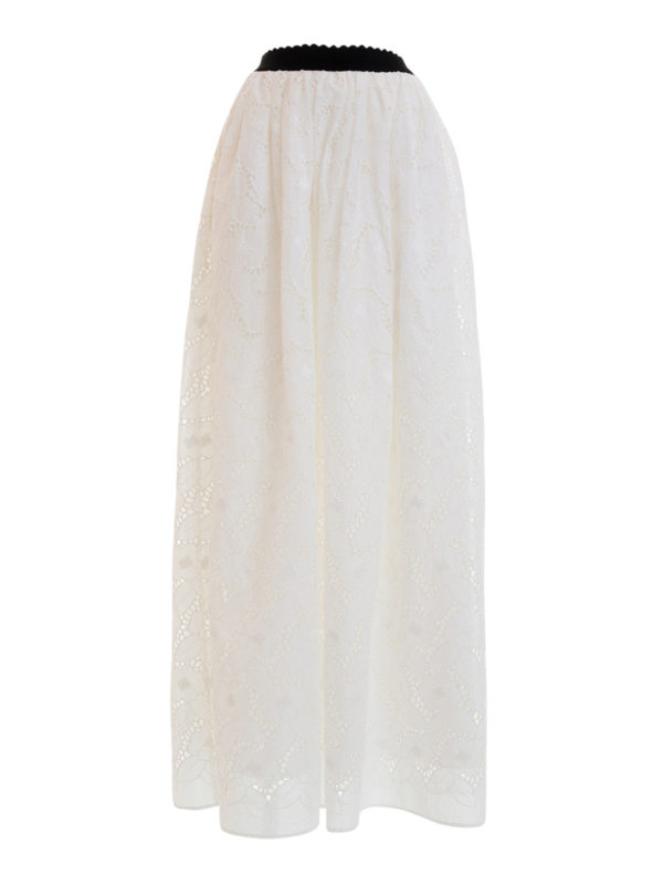 BLUGIRL: Faldas largas - Falda Larga Blanca