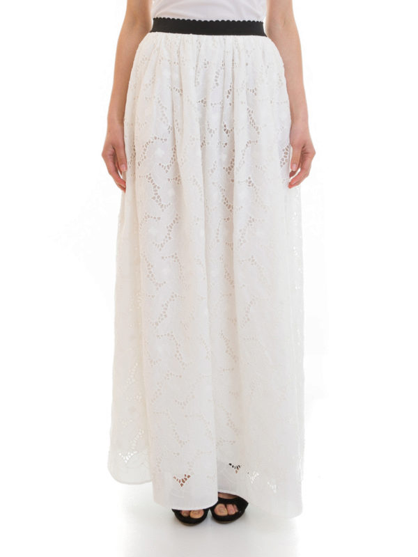 BLUGIRL: Faldas largas online - Falda Larga Blanca