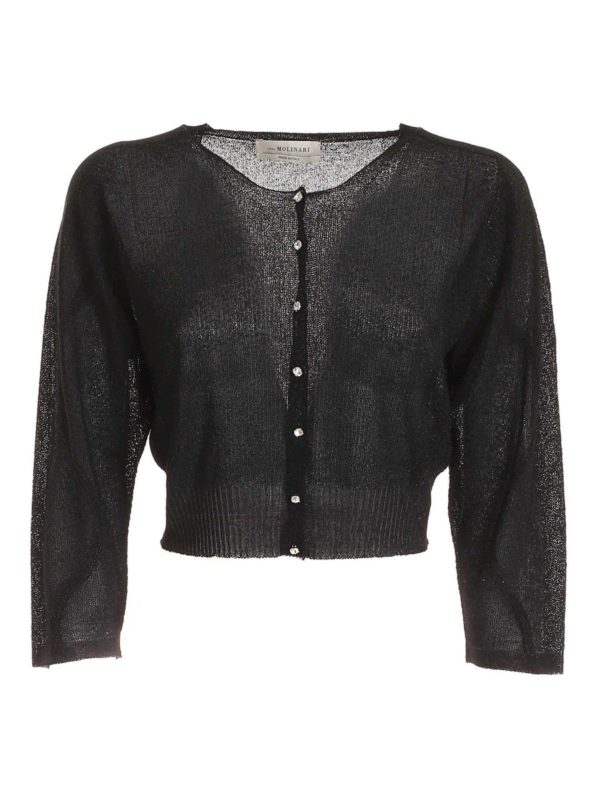 BLUMARINE: Cardigans - Cardigan - Schwarz