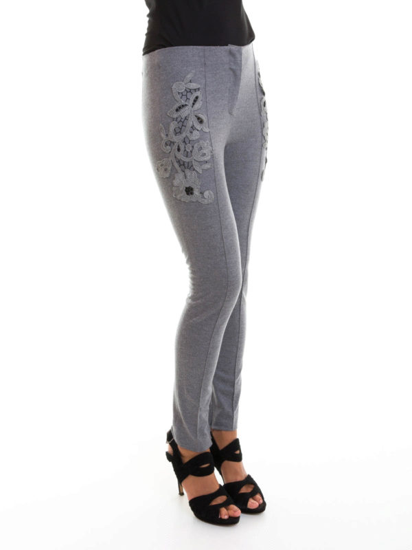 BLUMARINE: Leggings online - Leggins Grises