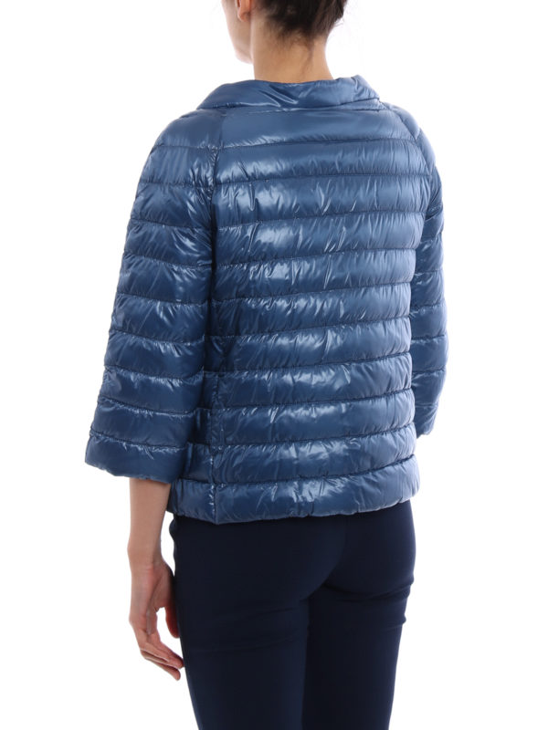 Boat neck reversible puffer jacket shop online: HERNO