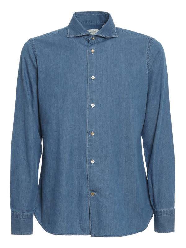 BORRIELLO NAPOLI: Camisas - Camisa - Lavado Claro