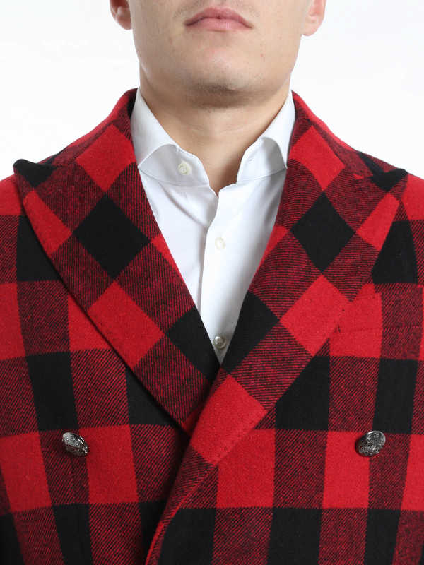 Short coats Bottega Martinese Varese double breasted coat 1670001