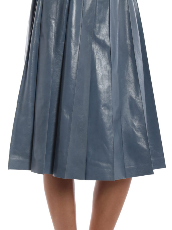 BOTTEGA VENETA buy online Lederrock - Hellblau