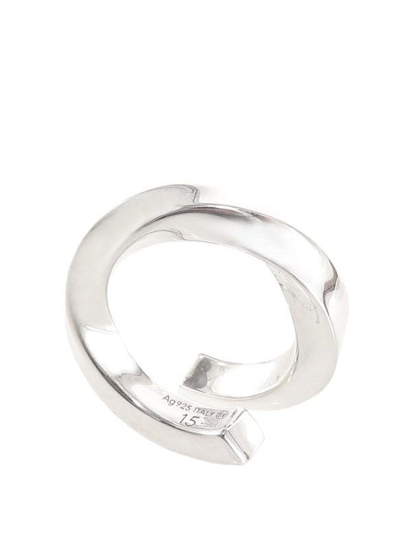 BOTTEGA VENETA: Rings online - Silver ring