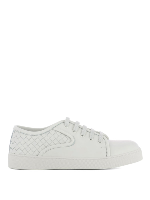 BOTTEGA VENETA: trainers - Dodger lace-up white sneakers