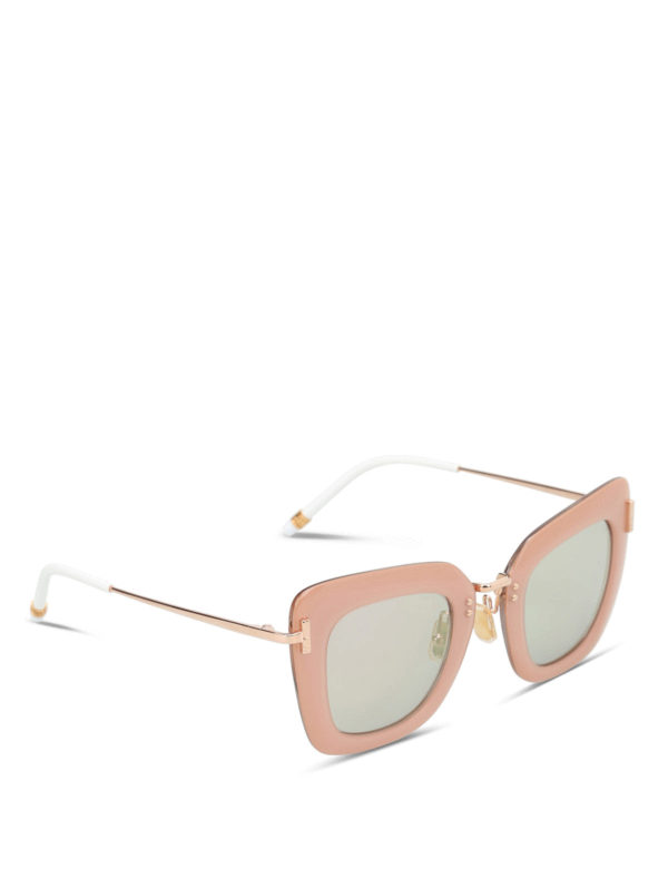 BOUCHERON: sunglasses - Square cat eye sunglasses