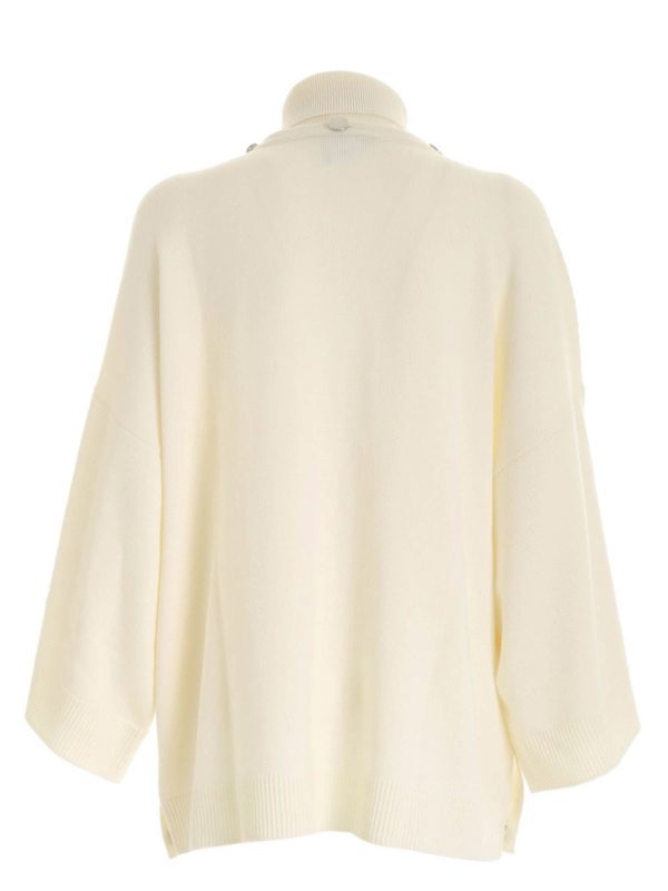 Boutique Moschino: Rollkragenpullover  und Polo-Ausschnitt online - Rollkragenpullover - Weiß