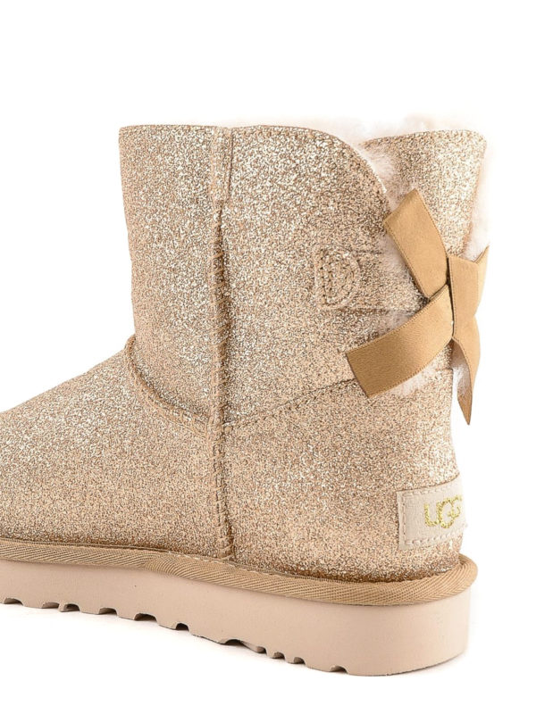 Bow detailed glittered soft ankle boots shop online: UGG
