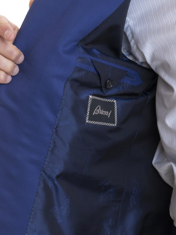 BRIONI buy online Blue virgin wool blazer jacket