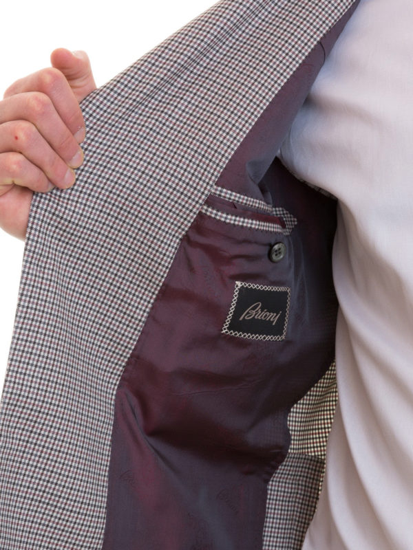 BRIONI buy online Houndstooth unstructured blazer