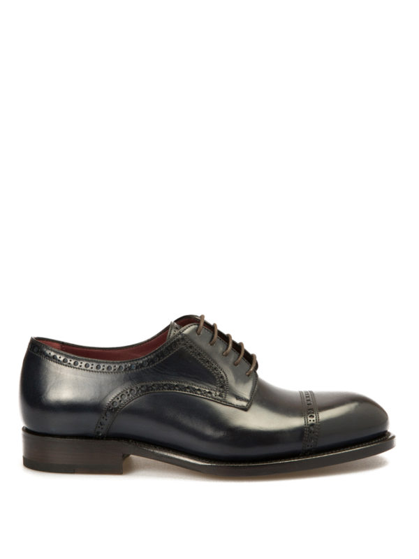 BRIONI: lace-ups shoes - Milano Derby leather shoes