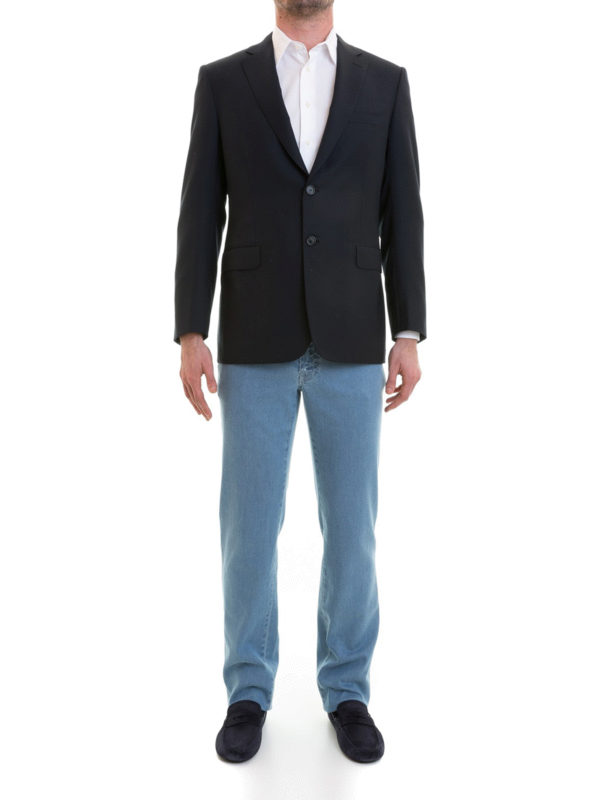 BRIONI: blazers online - Brunico two-buttons wool blazer