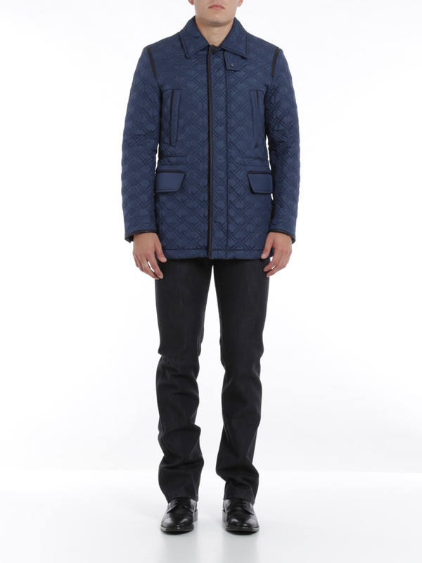 BRIONI: padded jackets online - Quilted Field jacket