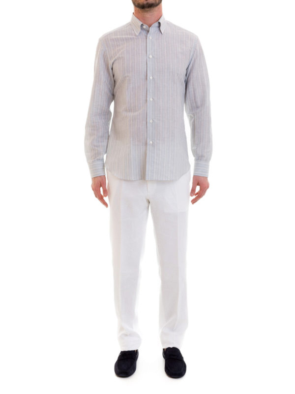 BRIONI: Hemden online - Hemd - Hellgrau