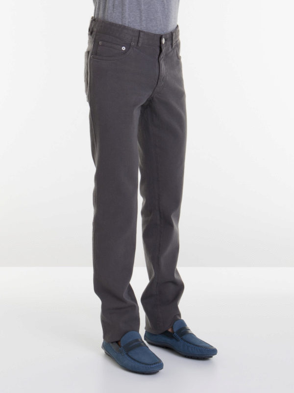 BRIONI: Jeans pitillos online - Vaqueros Pitillos - Gris