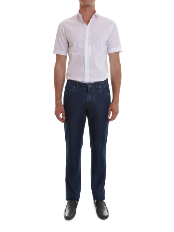 BRIONI: straight leg jeans online - Stelvio jeans