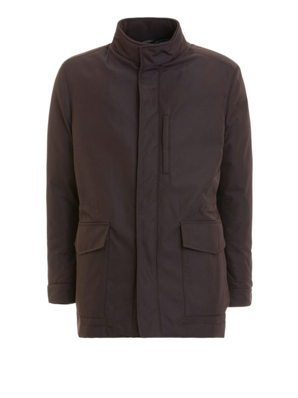 BRIONI: Vestes-rembourrees - Blouson Rembourré - Marron