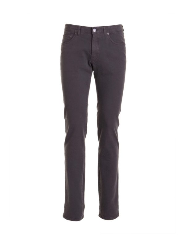BRIONI: Jeans pitillos - Vaqueros Pitillos - Gris