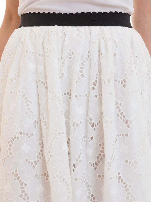 Falda Larga Blanca shop online: BLUGIRL