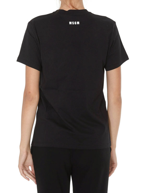 Broken heart patch black T-shirt shop online: m.s.g.m.