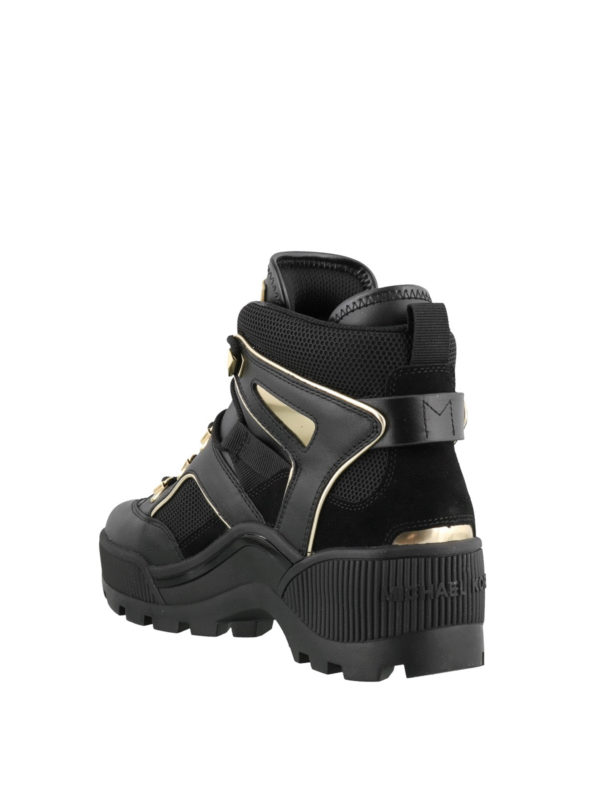 Brooke leather and scuba booties shop online: MICHAEL KORS