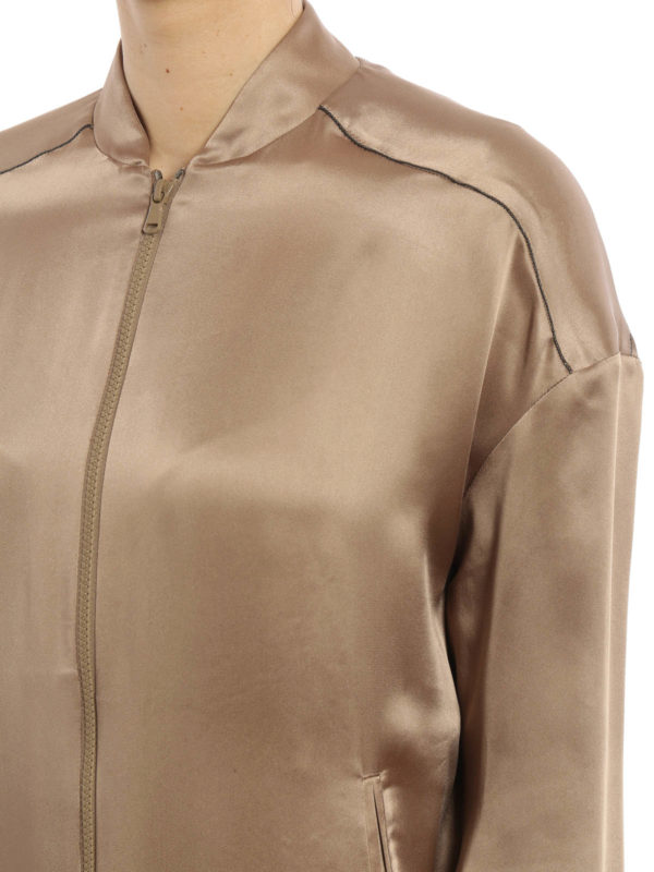 BRUNELLO CUCINELLI buy online Lightweight viscose bomber jacket