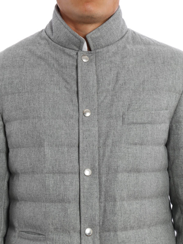 BRUNELLO CUCINELLI buy online Melange flannel padded jacket