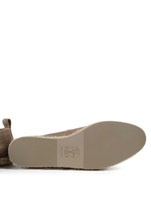 BRUNELLO CUCINELLI buy online Textured suede espadrilles