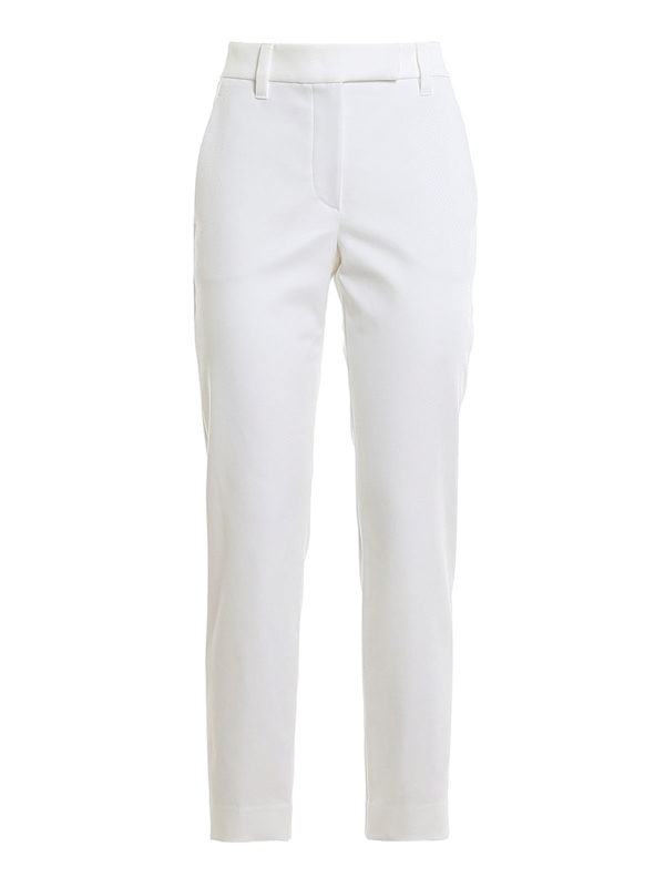 BRUNELLO CUCINELLI: Pantalons casual - Pantalons Décontractés - Blanc