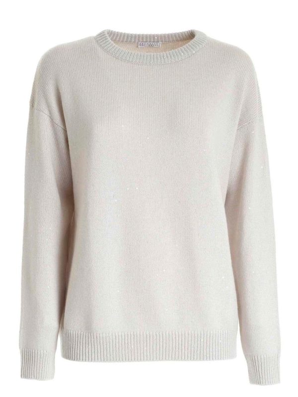 BRUNELLO CUCINELLI: crew necks - Cashmere blend jumper