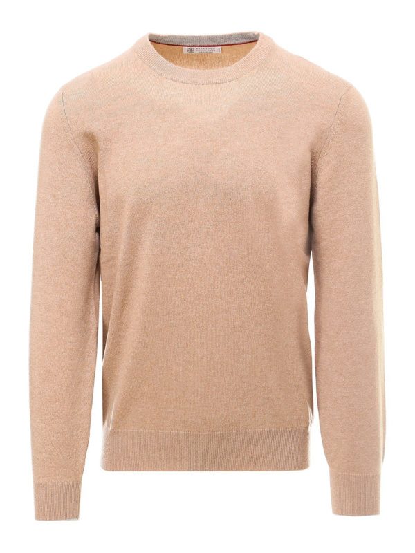 BRUNELLO CUCINELLI: クルーネック - クルーネック - ベージュ