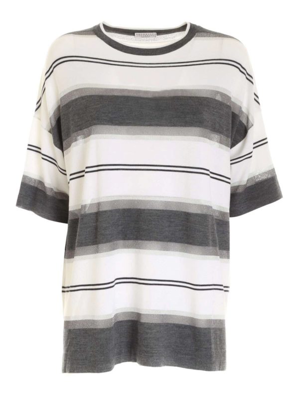 BRUNELLO CUCINELLI: クルーネック - クルーネック - グレー