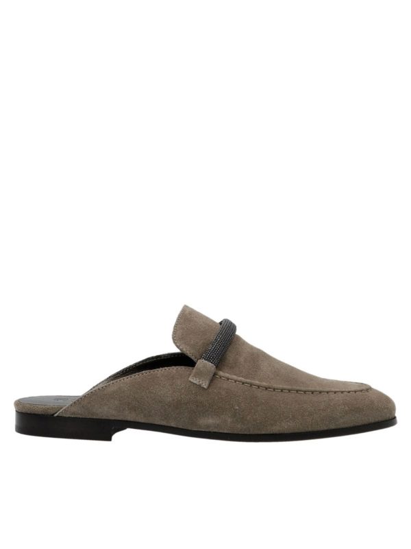 BRUNELLO CUCINELLI: Mules - Mules - Grau