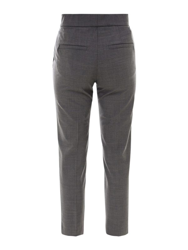 BRUNELLO CUCINELLI: casual trousers online - Wool blend high rise trousers